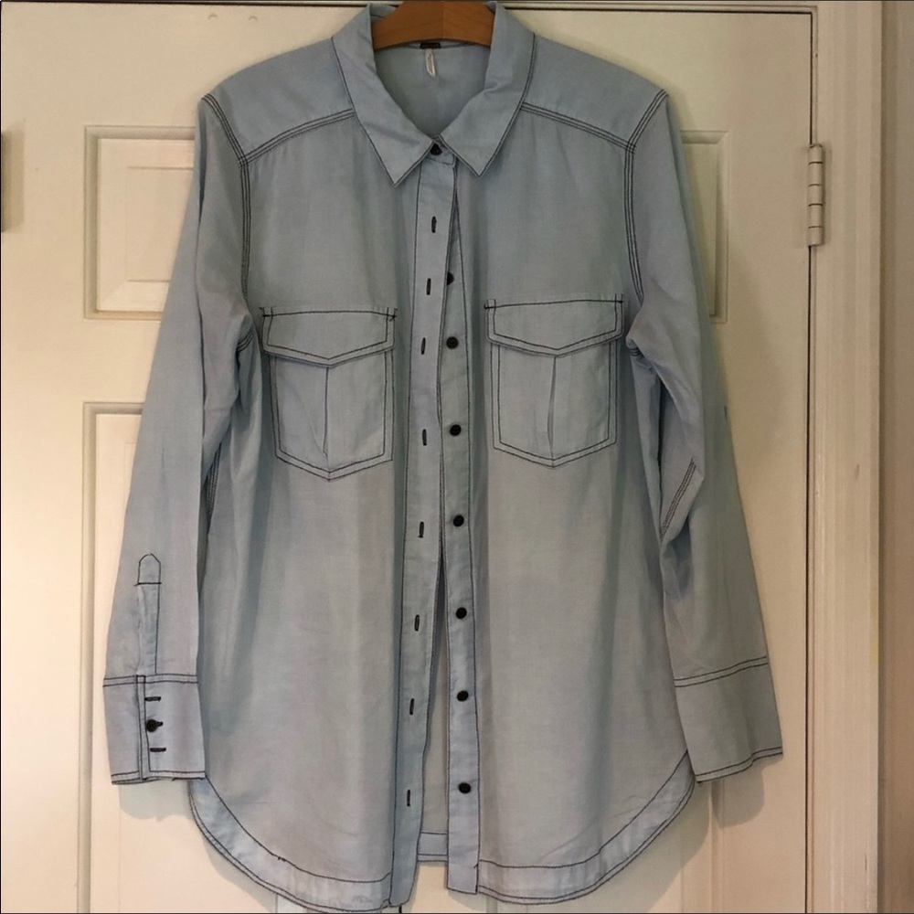 Free People Denim Shirt